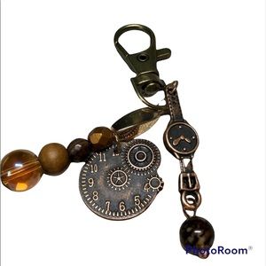 ⏰🗝Bronze retro look keychain